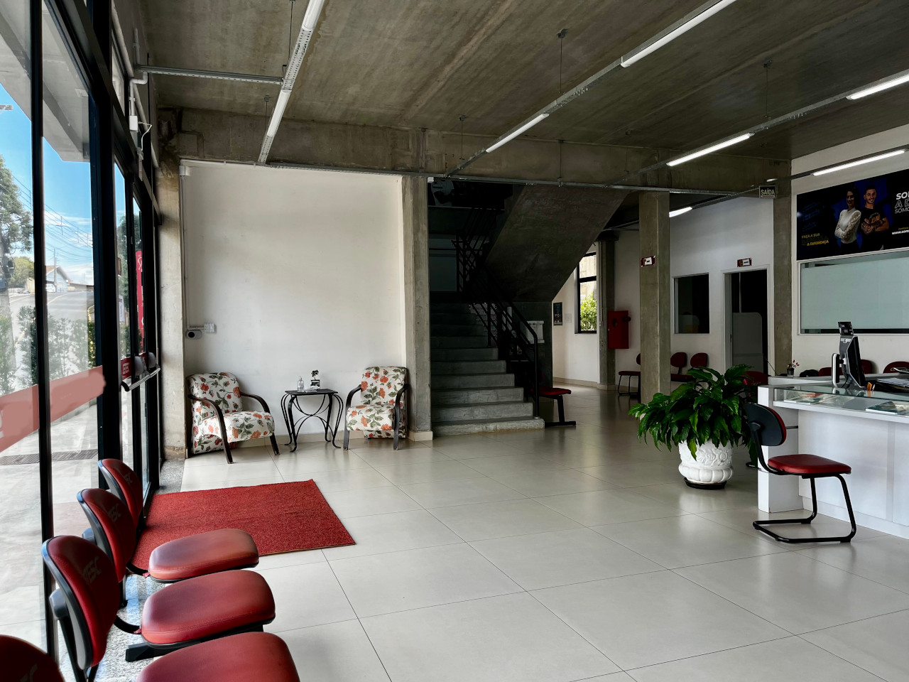 Vista Geral da Recepção